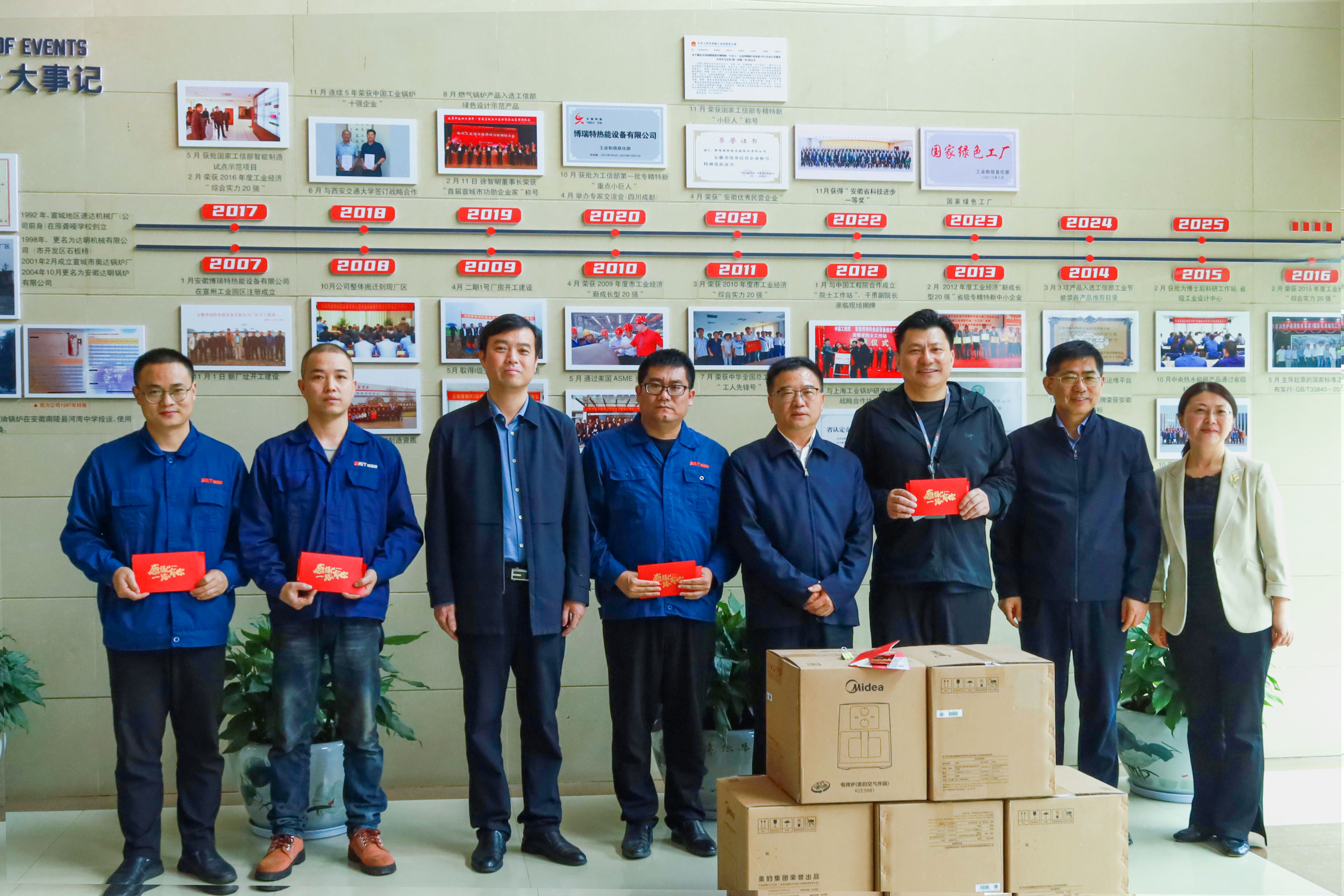 市、區(qū)總工會慰問公司勞模工匠
